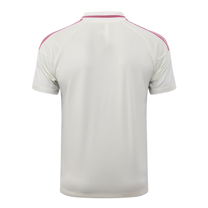 Survetement Real Madrid Polo 2026 2027 Beige Rouge