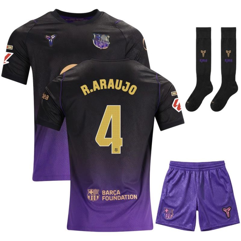 Maillot Barca Kit Enfant Exterieur 2026 2027 Araujo
