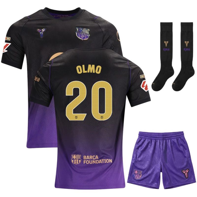Maillot Barca Kit Enfant Exterieur 2026 2027 Olmo