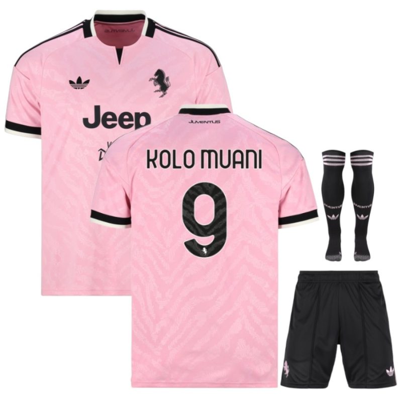 Maillot Juventus Kit Enfant Exterieur 2026 2027 Kolo Muani