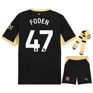 Maillot Kit Enfant Manchester City Exterieur 2026 2027 Foden