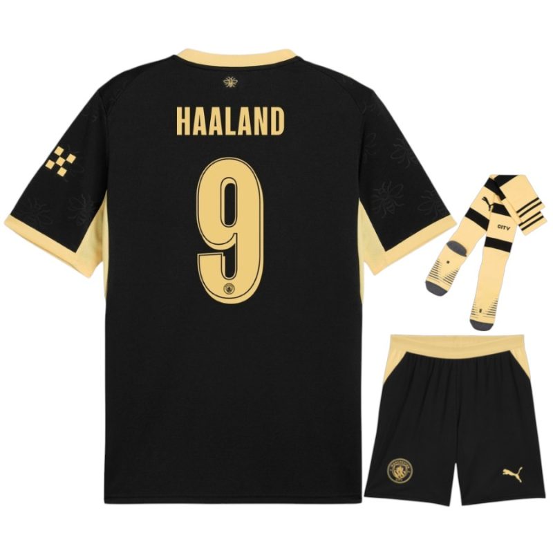 Maillot Kit Enfant Manchester City Exterieur 2026 2027 Haaland