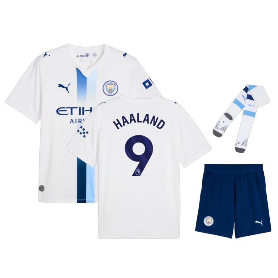 Manchester City Third Child Kit Shirt 2026 2027 Haaland