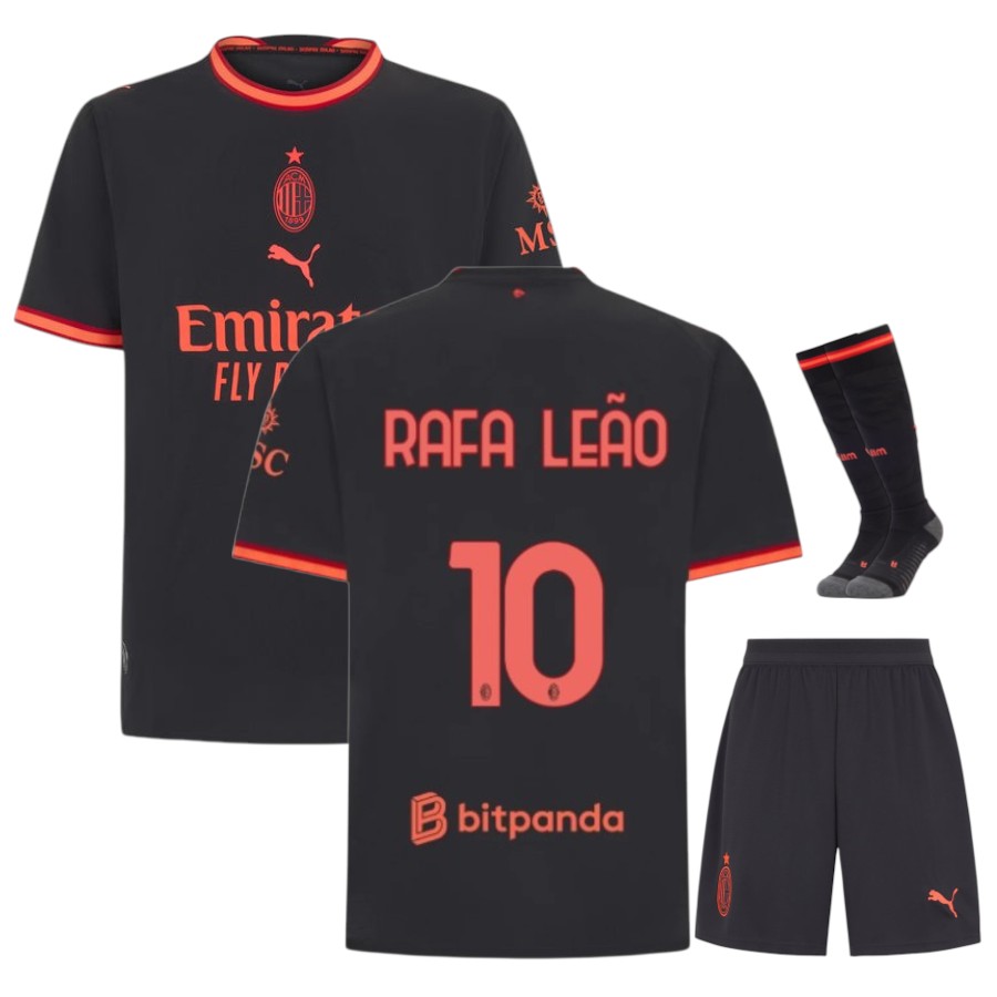 Maillot Kit Enfant Milan AC Third 2026 2027 Rafael Leao