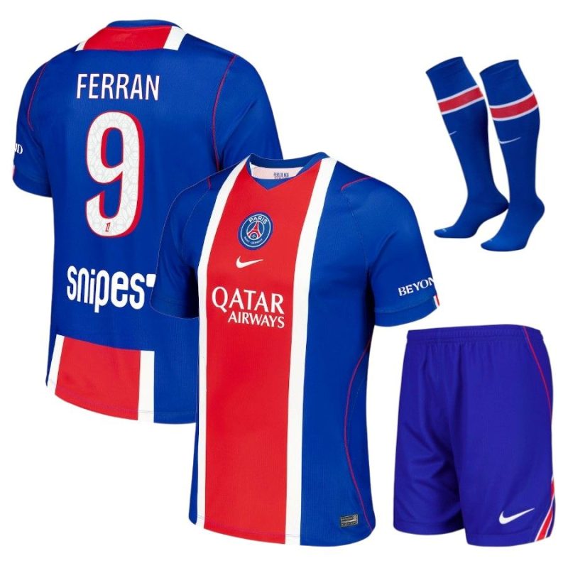 Maillot Kit Enfant PSG Domicile 2026 2027 Ferran