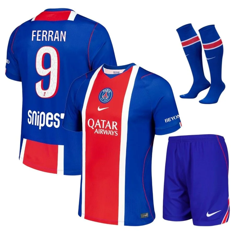 Maillot Kit Enfant PSG Domicile 2026 2027 Ferran
