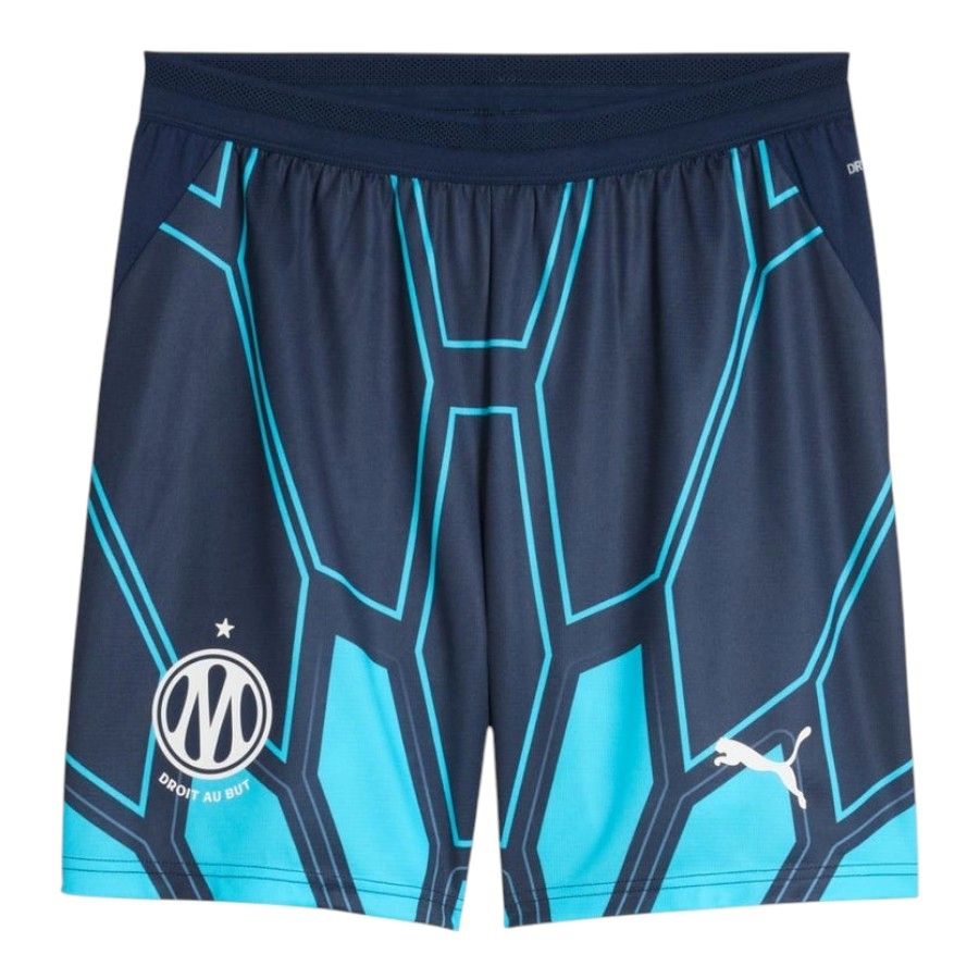 Maillot OM Kit Enfant 2026 2027 Gardien Bleu (4)