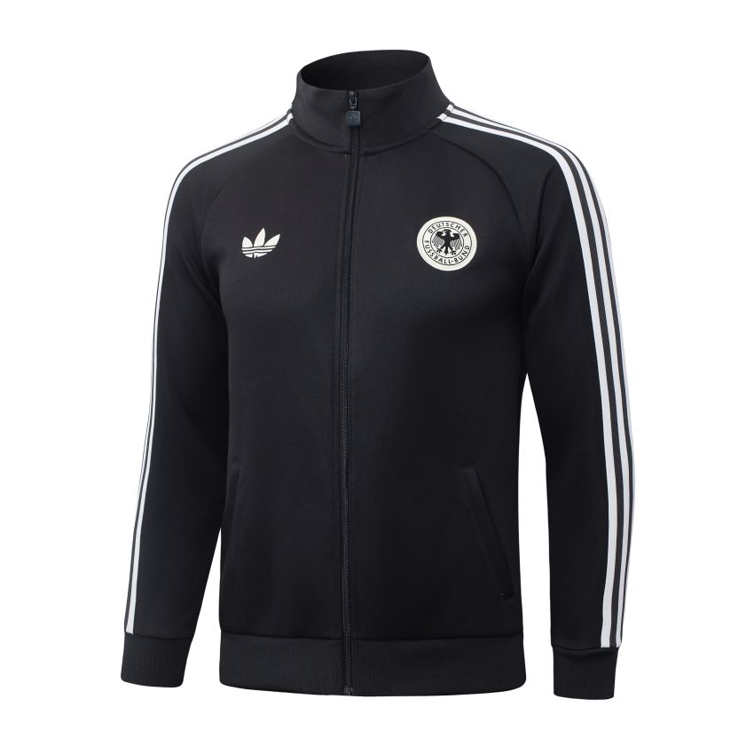 Survetement Allemagne Veste 2026 2027 Noir Blanc