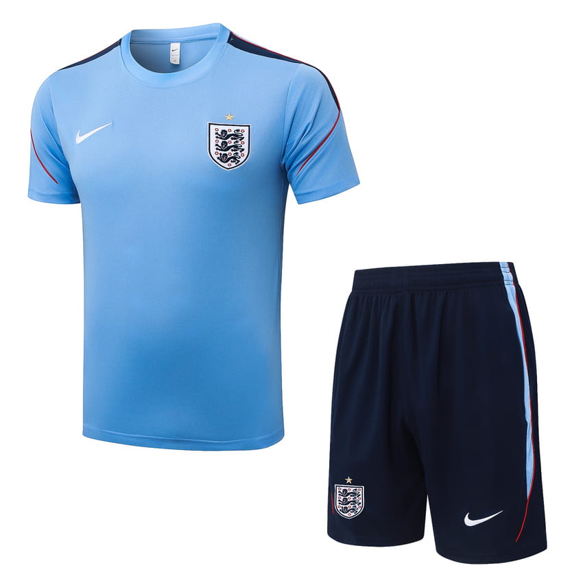 Ensemble Maillot Short Angleterre 2026 2027 Bleu Ciel