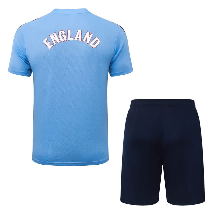 Ensemble Maillot Short Angleterre 2026 2027 Bleu Ciel