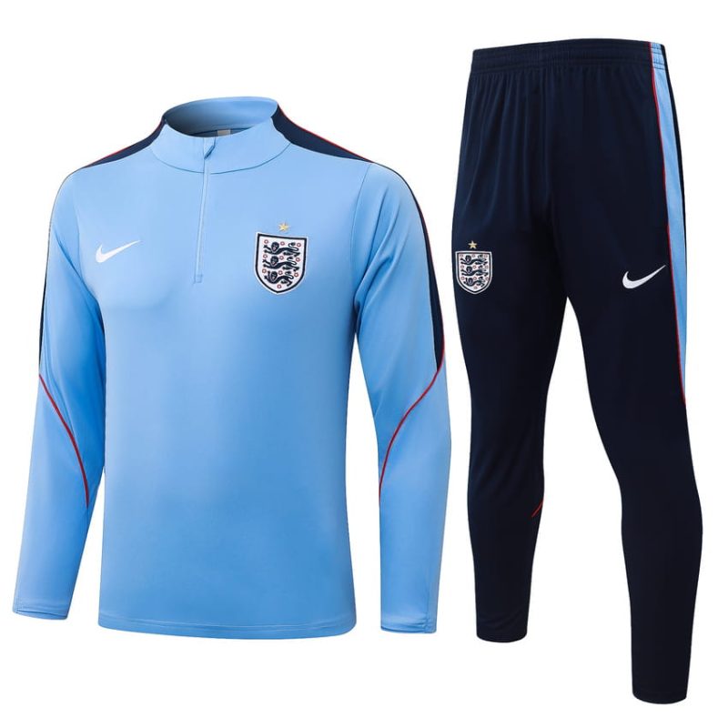 Survetement Angleterre Training 2026 2027 Bleu Ciel