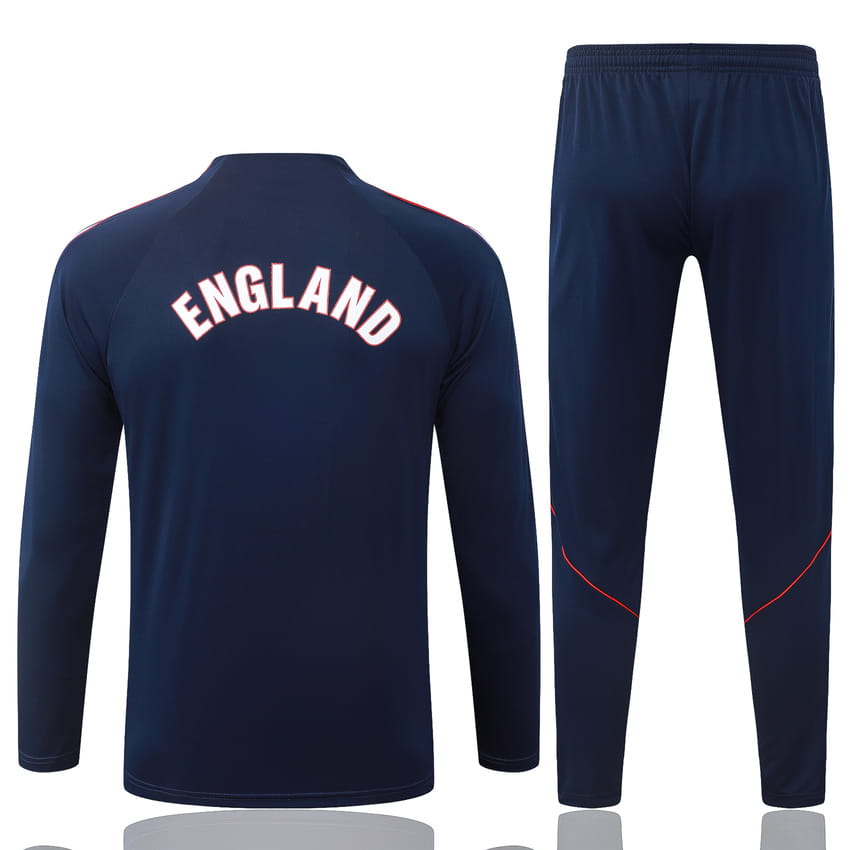 Survetement Angleterre Training 2026 2027 Bleu Sombre