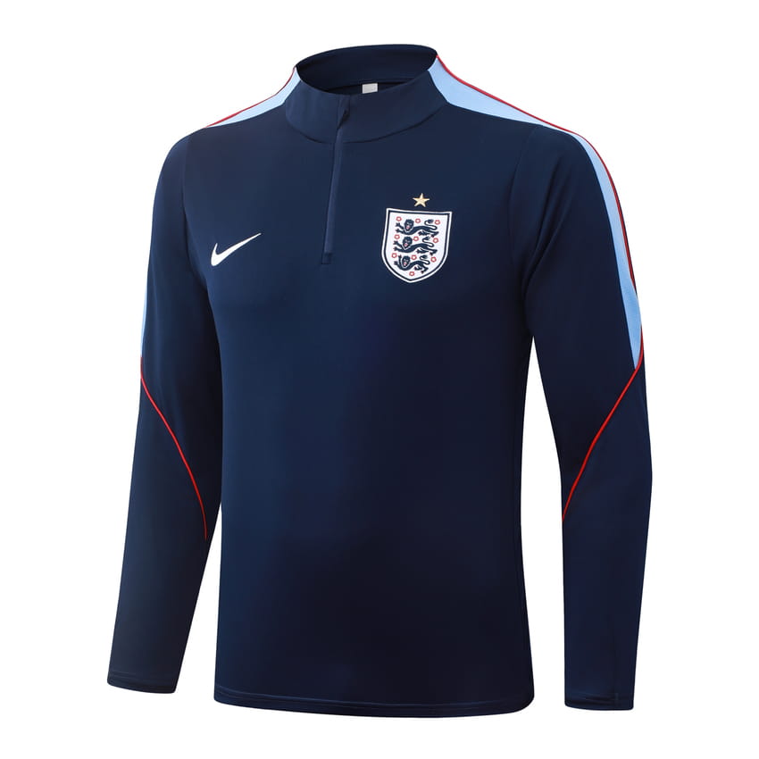 Survetement Angleterre Training 2026 2027 Bleu Sombre