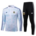 Survetement Argentine Training 2026 2027 Blanc Motif