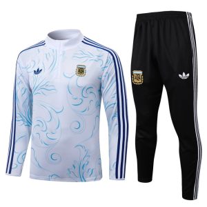 Survetement Argentine Training 2026 2027 Blanc Motif