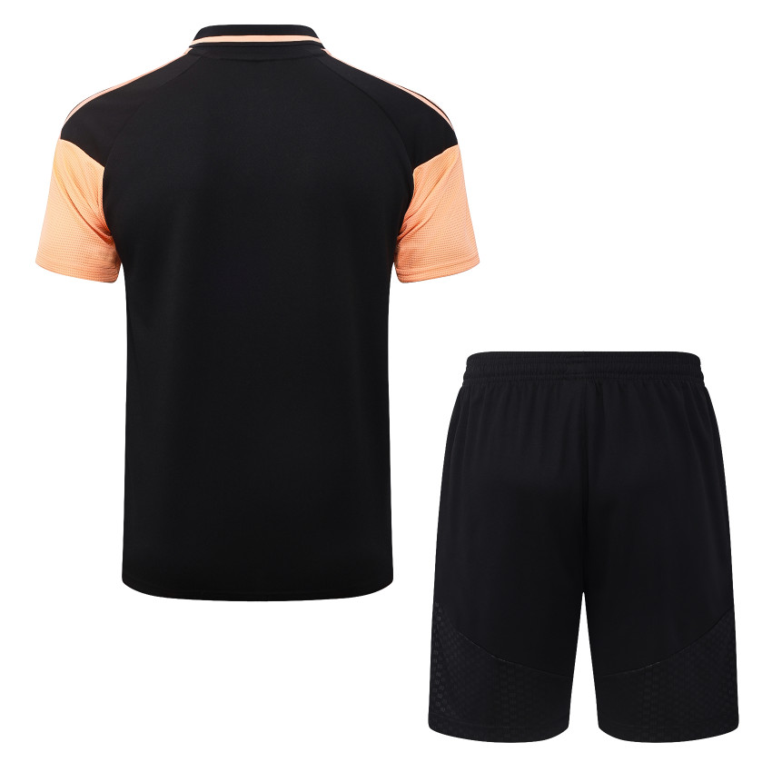 Survetement Arsenal Polo 2026 2027 Noir Orange