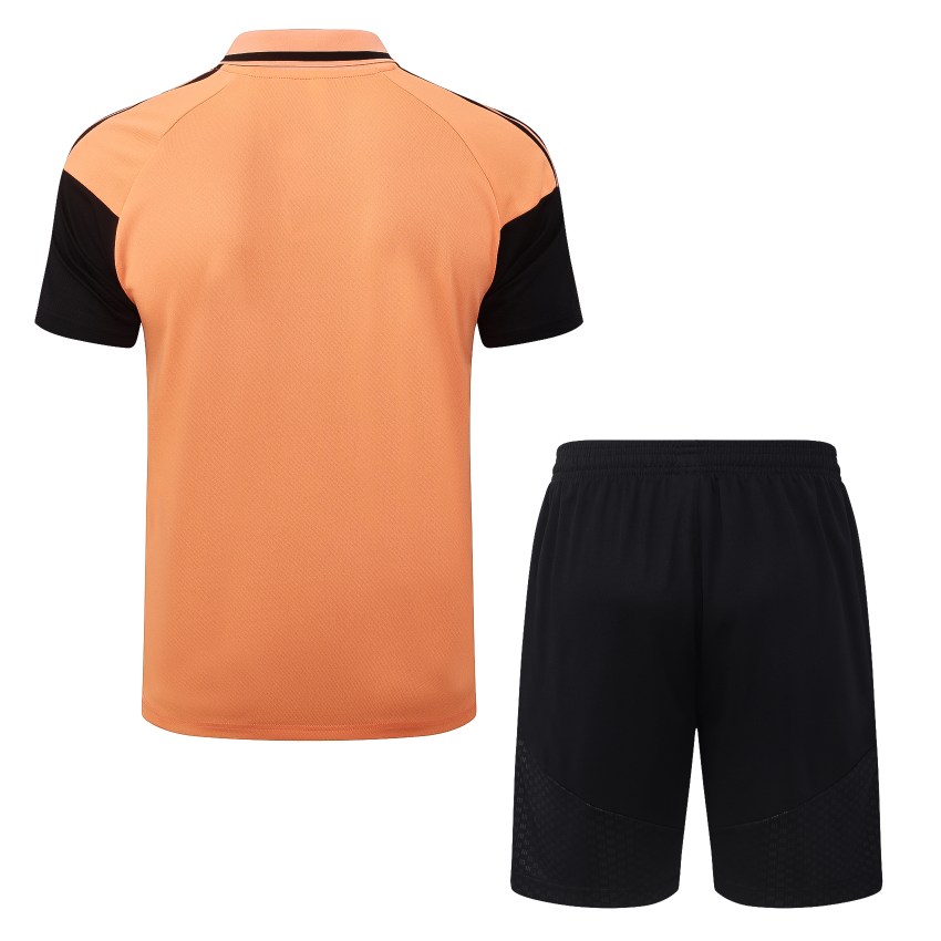 Survetement Arsenal Polo 2026 2027 Orange Noir