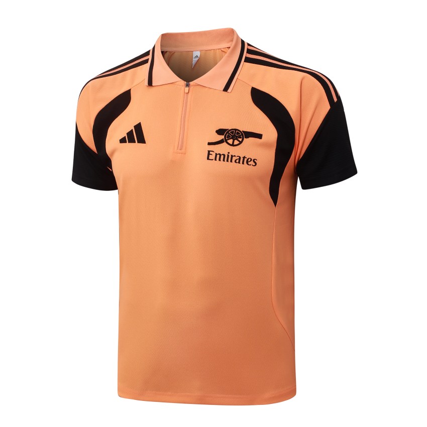 Survetement Arsenal Polo 2026 2027 Orange Noir