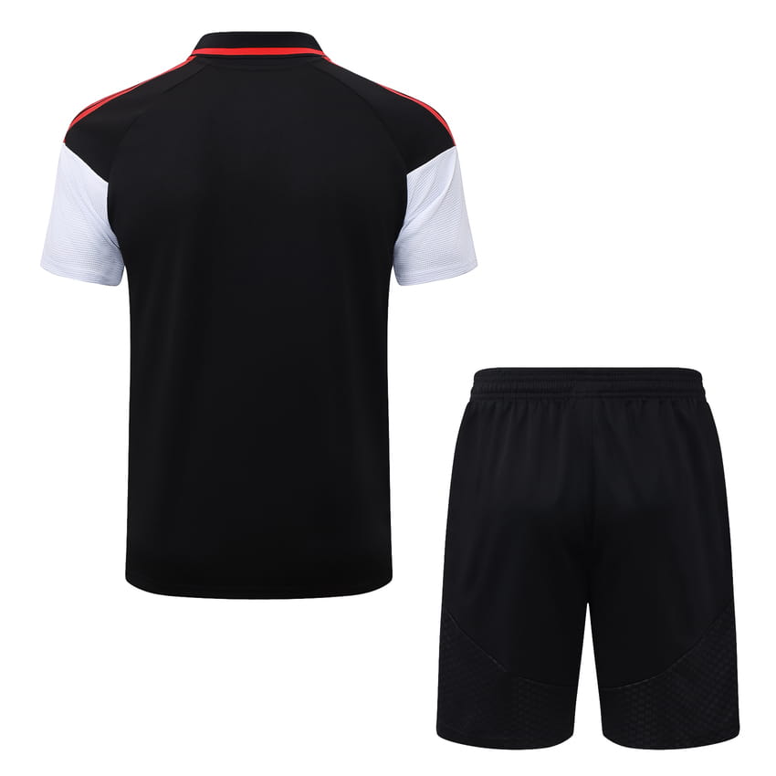 Survetement Arsenal Polo 2026 2027 Noir Rouge