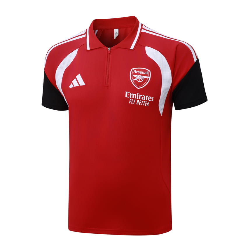 Survetement Arsenal Polo 2026 2027 Rouge Clair