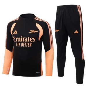 Survetement Arsenal Training 2026 2027 Noir Orange