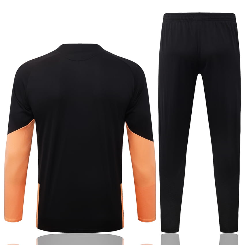 Survetement Arsenal Training 2026 2027 Noir Orange