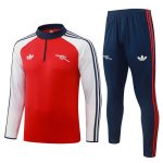 Survetement Arsenal Training 2026 2027 Rouge Blanc