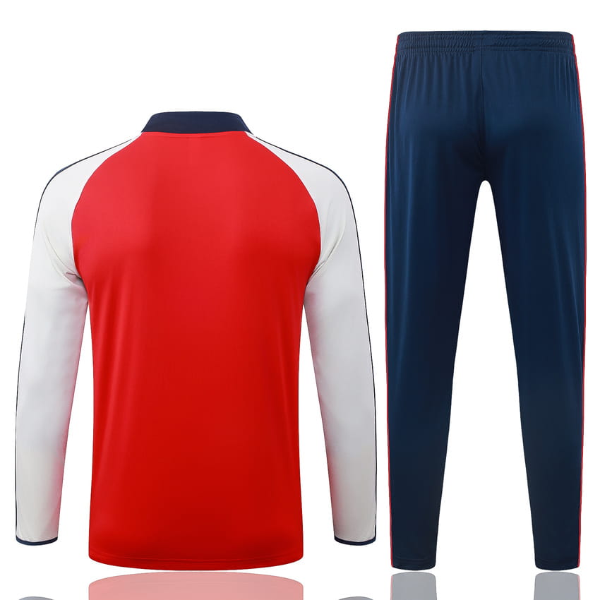 Survetement Arsenal Training 2026 2027 Rouge Blanc