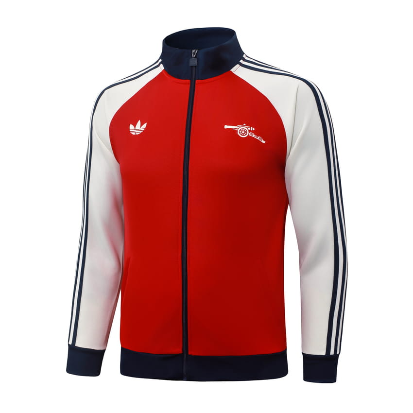 Survetement Arsenal Veste 2026 2027 Rouge Blanc