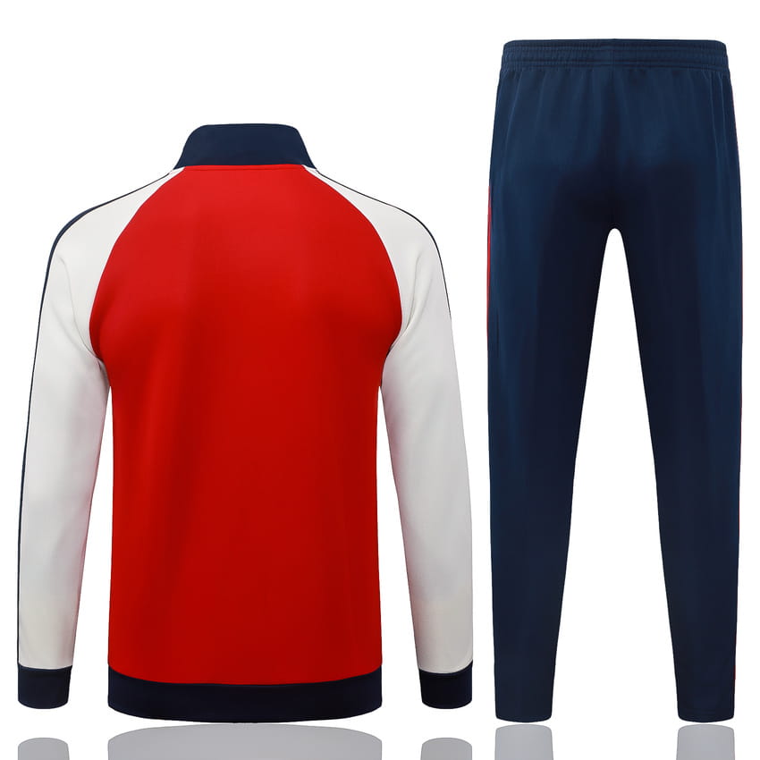 Survetement Arsenal Veste 2026 2027 Rouge Blanc