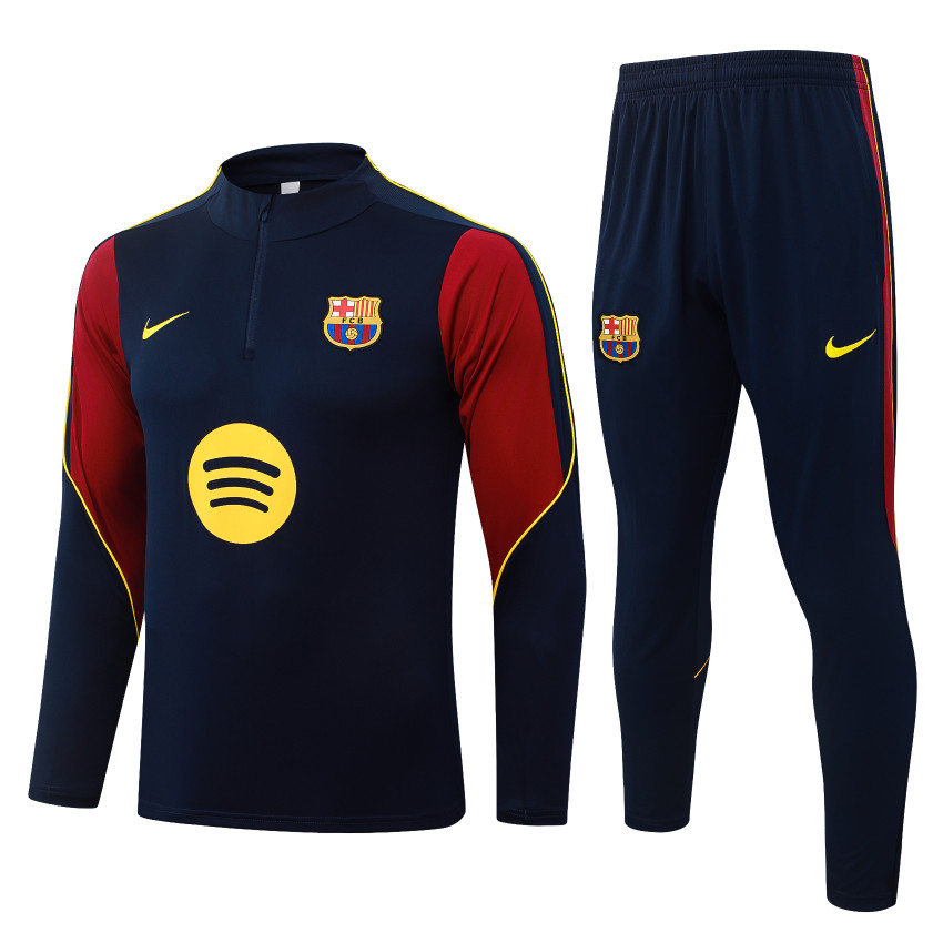 Survetement Barca Training 2026 2027 Bleu Nuit