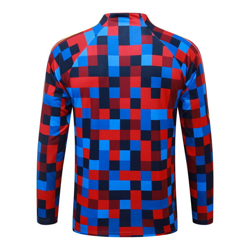 Survetement Barca Training 2026 2027 Bleu Rouge