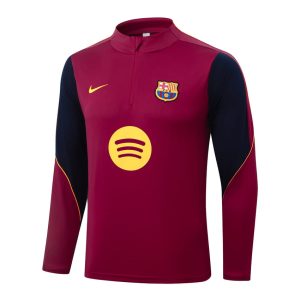 Barca Training Tracksuit 2026 2027 Dark Red