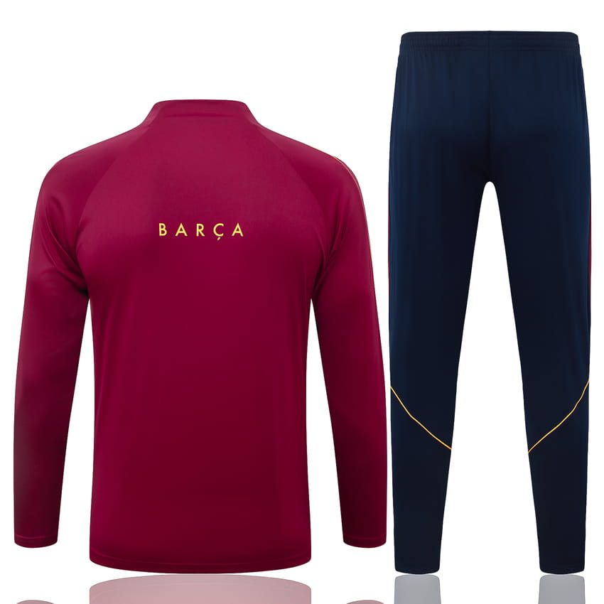 Survetement Barca Training 2026 2027 Rouge Foncé