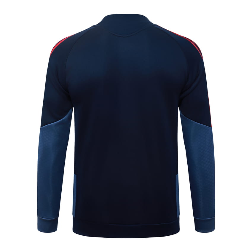 Survetement Bayern Munich Veste 2026 2027 Bleu Sombre