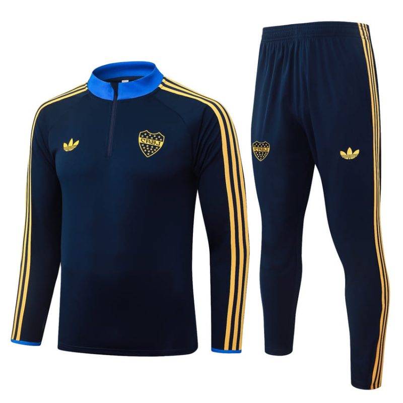 Survetement Boca Junior Training 2026 2027 Bleu Sombre