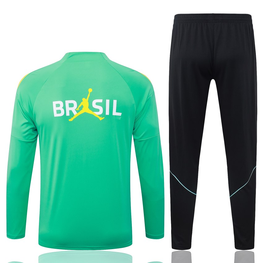 Survetement Bresil Training 2026 2027 Vert Clair