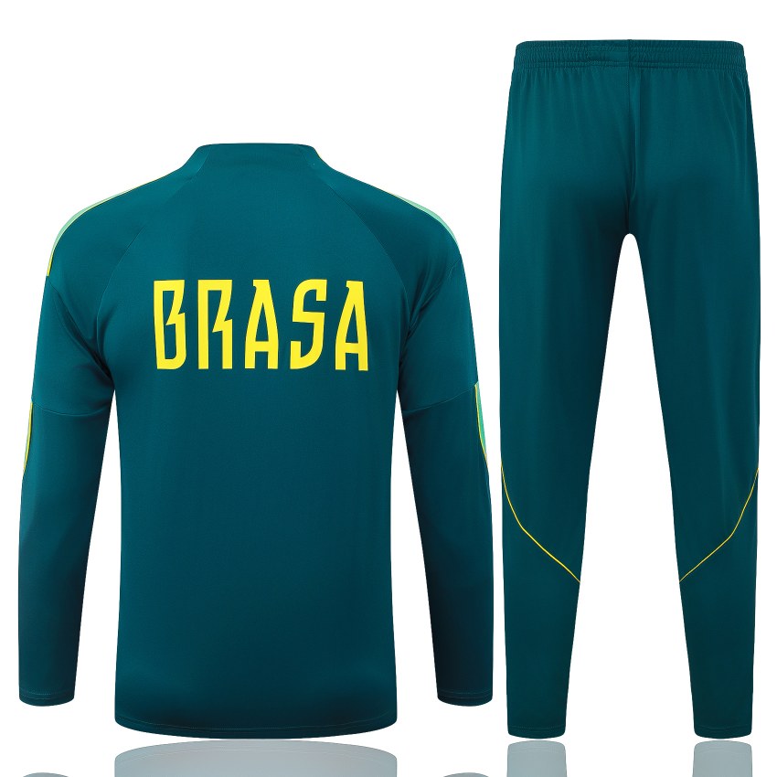 Survetement Bresil Training 2026 2027 Vert Foncé