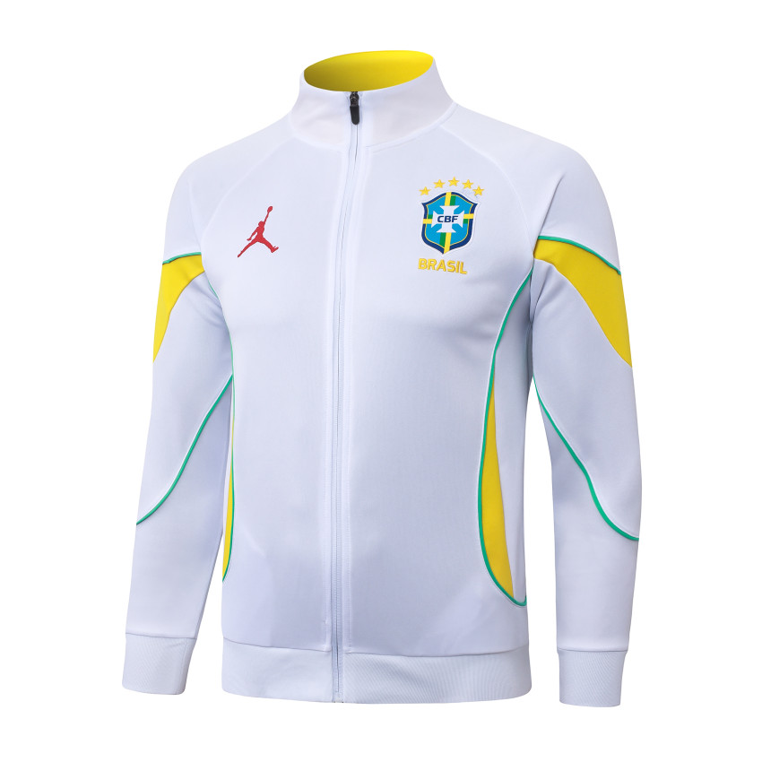 Brazil Tracksuit Jacket 2026 2027 White