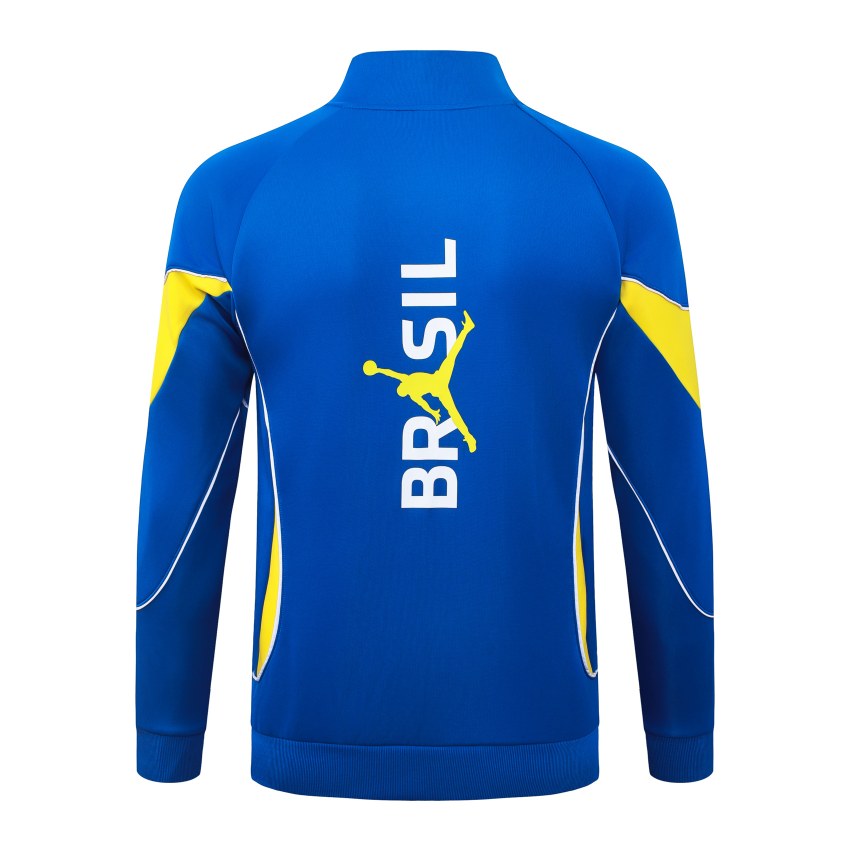 Survetement Bresil Veste 2026 2027 Bleu Jaune