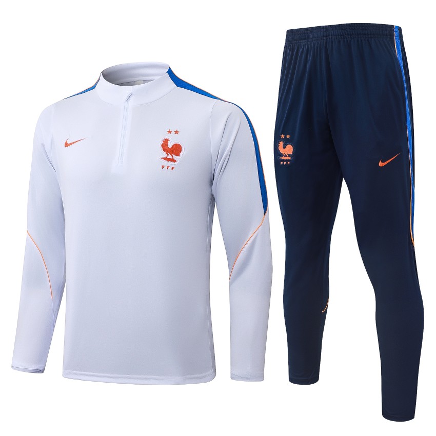 Tuta da allenamento squadra francese 2026 2027 Bianca