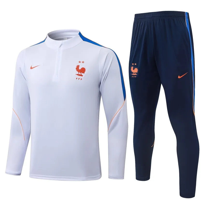 Survetement Equipe de France Training 2026 2027 Blanc