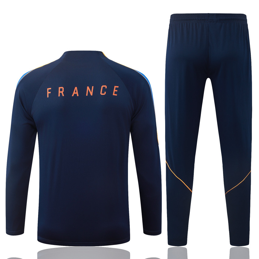 Survetement Equipe de France Training 2026 2027 Bleu Sombre