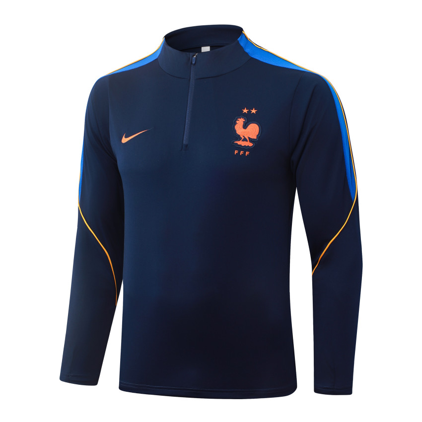 Survetement Equipe de France Training 2026 2027 Bleu Sombre
