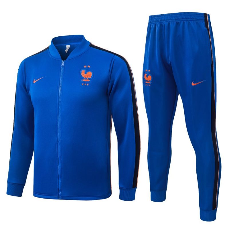 Survetement Equipe de France Veste 2026 2027 Bleu Clair