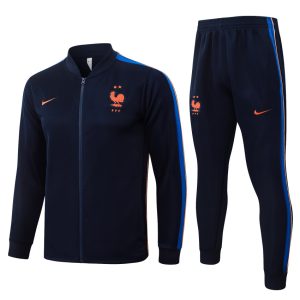 Survetement Equipe de France Veste 2026 2027 Bleu Sombre