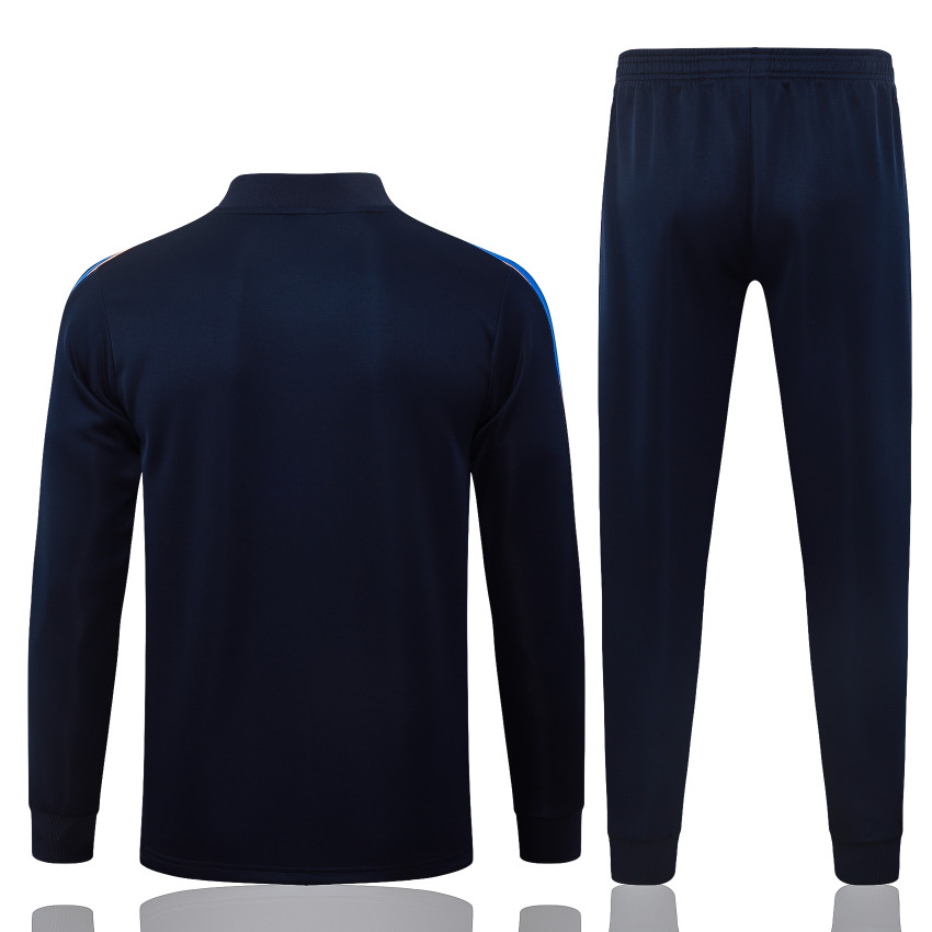 Survetement Equipe de France Veste 2026 2027 Bleu Sombre