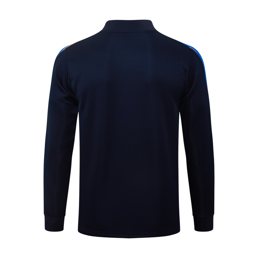 Survetement Equipe de France Veste 2026 2027 Bleu Sombre