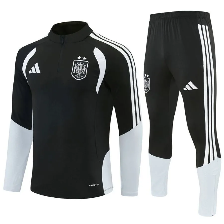 Survetement Espagne Training 2 Etoiles 2026 2027 Noir (1)