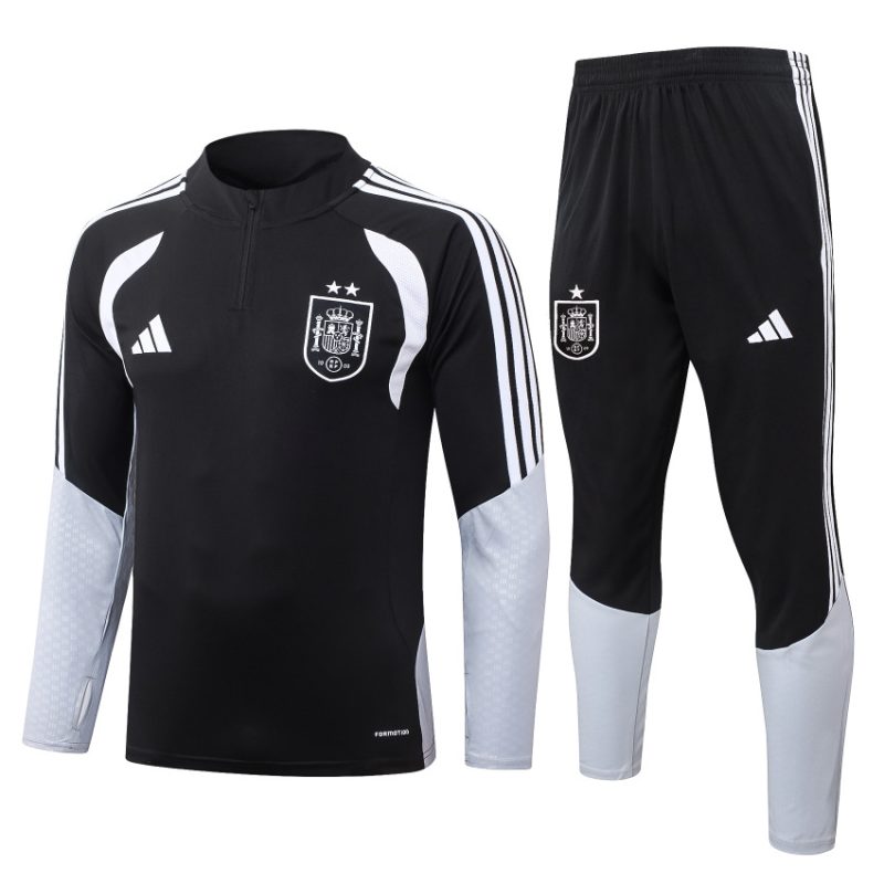 Survetement Espagne Training 2 Etoiles 2026 2027 Noir Nuit